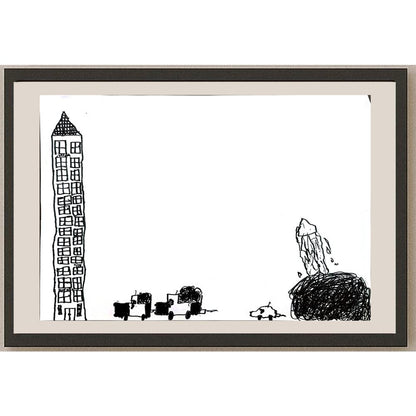 Kutay Keleş 29x21cm Orijinal Karikatür BOD00787
