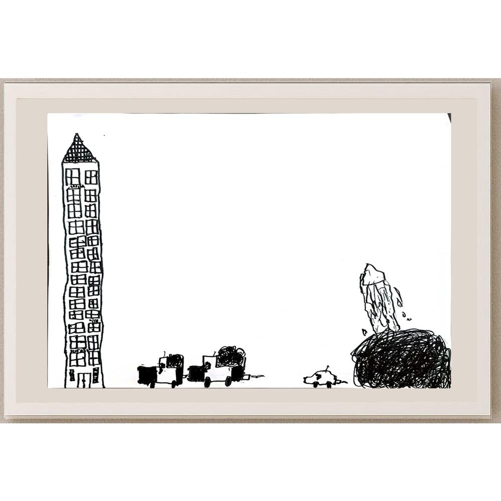 Kutay Keleş 29x21cm Orijinal Karikatür BOD00787