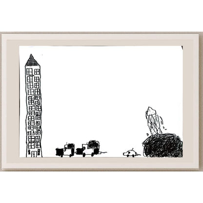 Kutay Keleş 29x21cm Orijinal Karikatür BOD00787