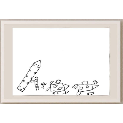 Simge Anaklı 29x21cm Orijinal Karikatür BOD00793