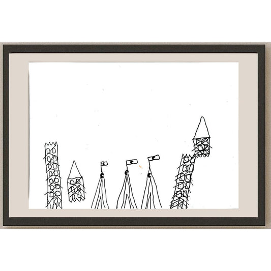 Emine Aysu Duman 29x21cm Orijinal Karikatür BOD00795