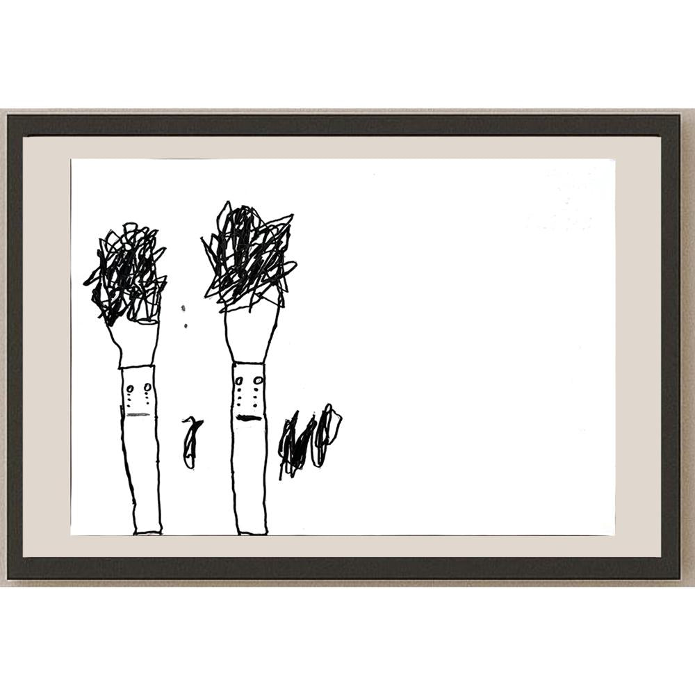 Neslihan Yaman 29x21cm Orijinal Karikatür BOD00803