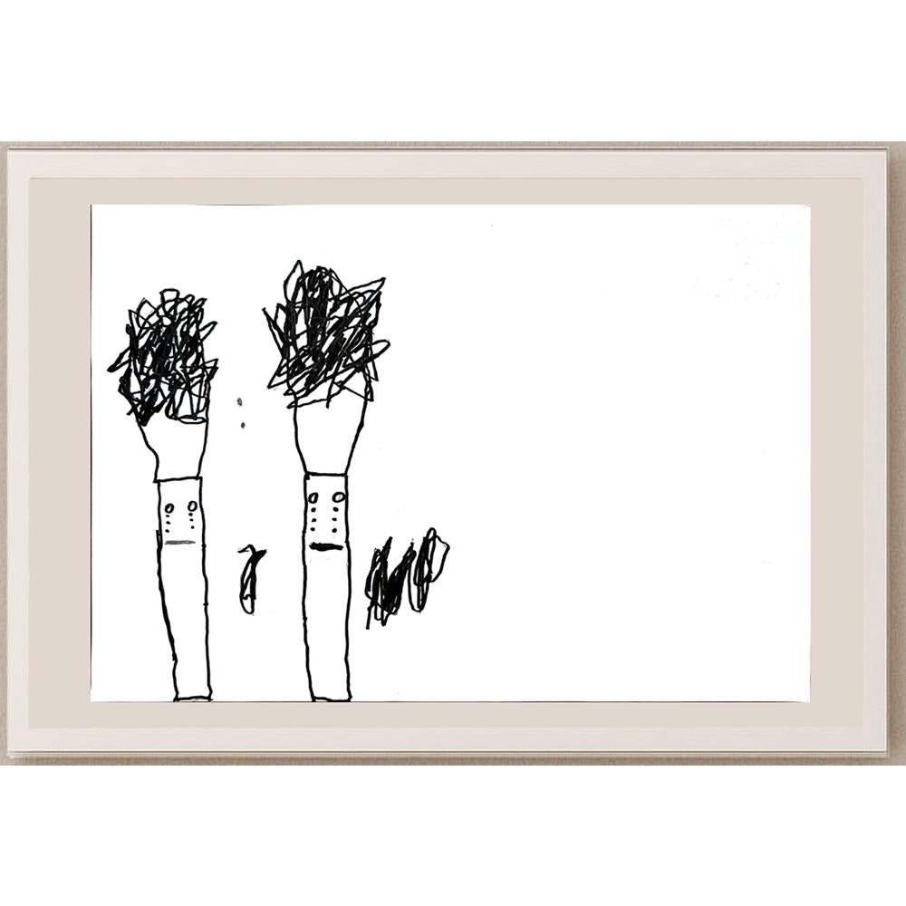 Neslihan Yaman 29x21cm Orijinal Karikatür BOD00803