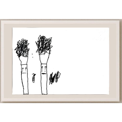 Neslihan Yaman 29x21cm Orijinal Karikatür BOD00803