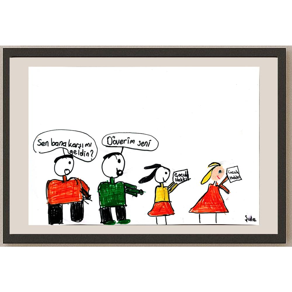 Şule Artar 29x21cm Orijinal Karikatür BOD00808