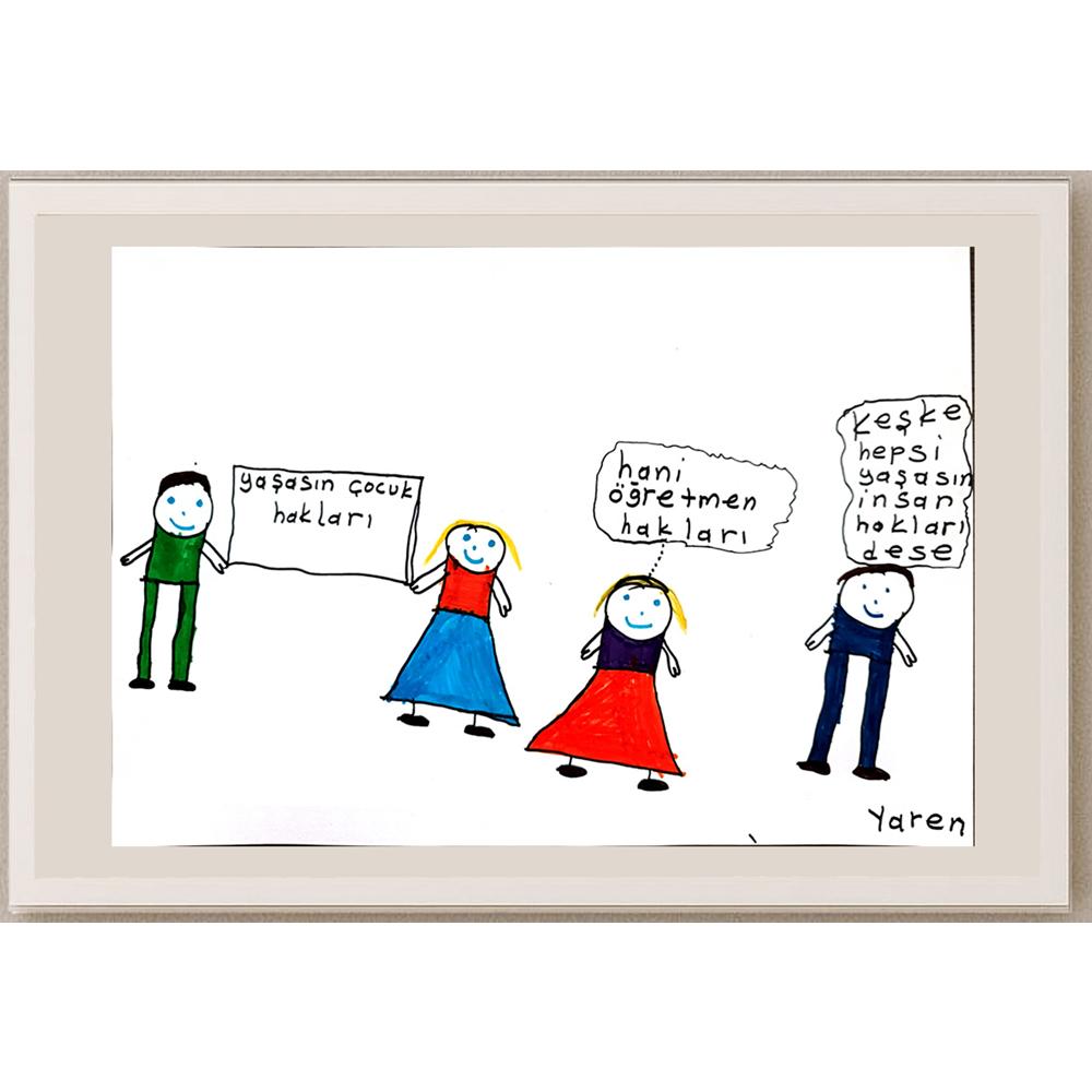 Bensu Yaren Seçkin 29x21cm Orijinal Karikatür BOD00809