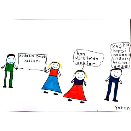 Bensu Yaren Seçkin 29x21cm Orijinal Karikatür BOD00809