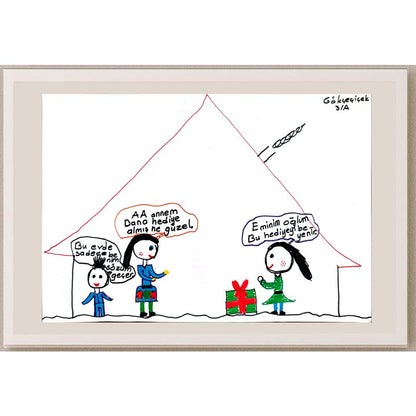 Gökçiçek Arıkan 29x21cm Orijinal Karikatür BOD00812