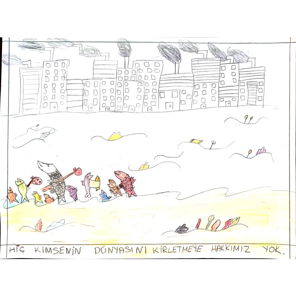 Zehranuz Pala 29x21cm Orijinal Karikatür BOD00821