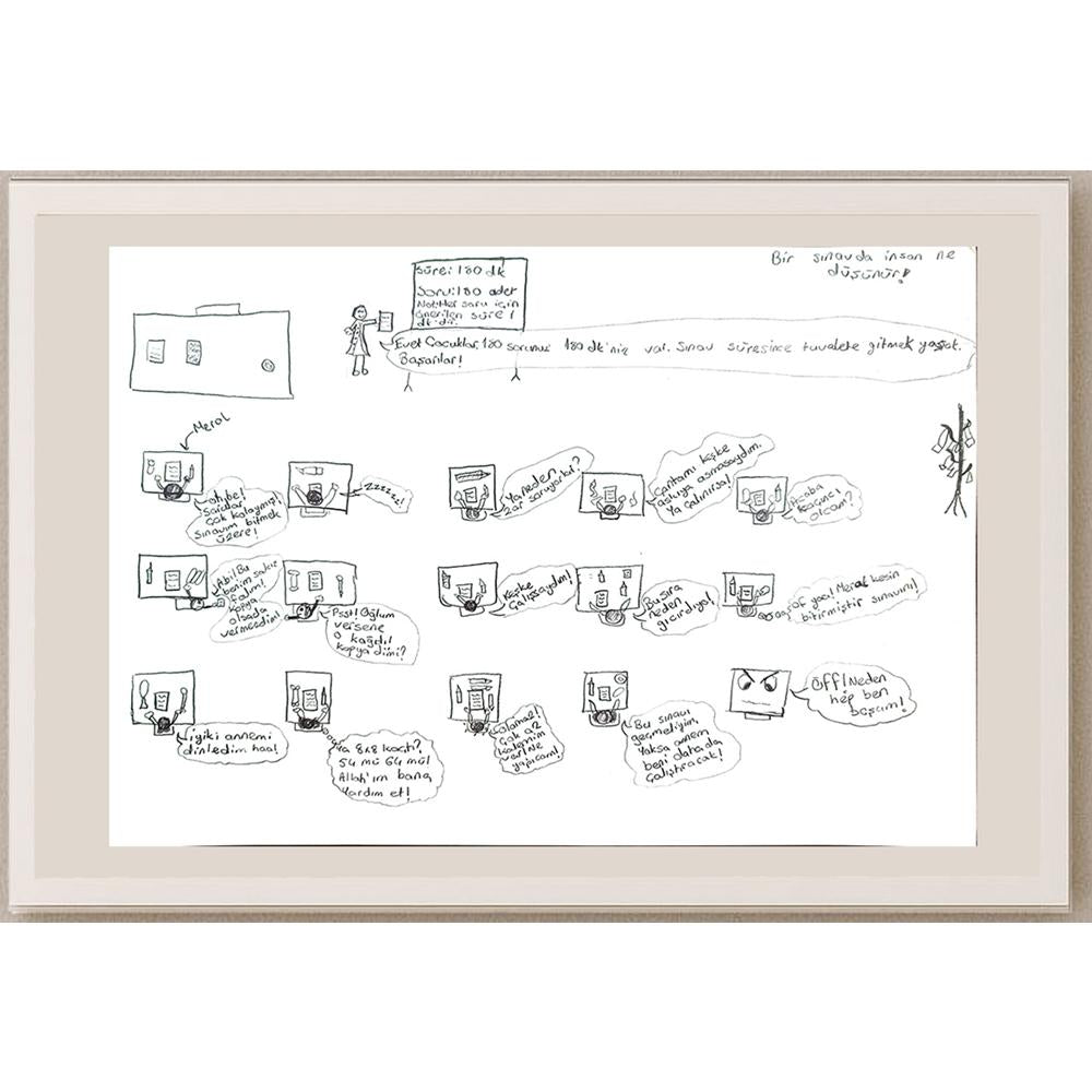 Dilbeste Çakıcı 29x21cm Orijinal Karikatür BOD00822