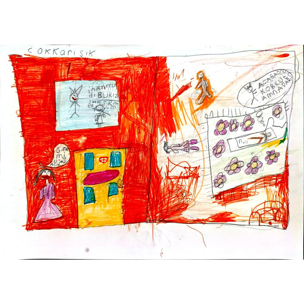 Birsu Arıkan 29x21cm Orijinal Karikatür BOD00827