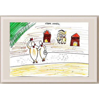 Bensu Arıkan 29x21cm Orijinal Karikatür BOD00829