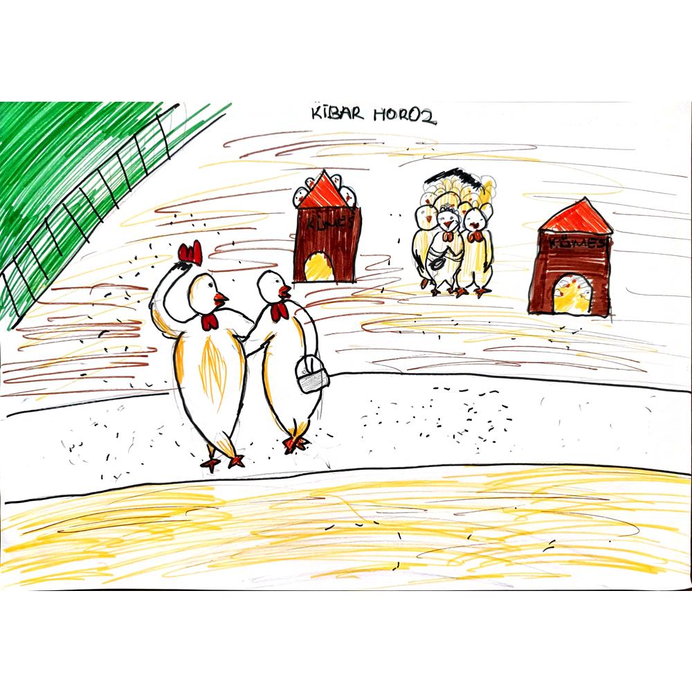 Bensu Arıkan 29x21cm Orijinal Karikatür BOD00829