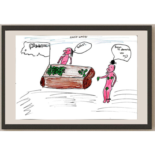 Bensu Arıkan 29x21cm Orijinal Karikatür BOD00830