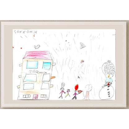 Birsu Arıkan 29x21cm Orijinal Karikatür BOD00831