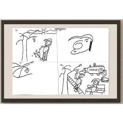Bensu Arıkan 29x21cm Orijinal Karikatür BOD00832