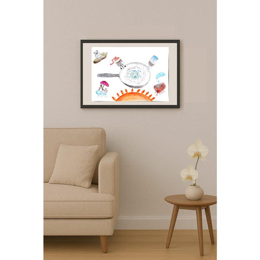 Burcu Mit 29x21cm Orijinal Karikatür BOD00835