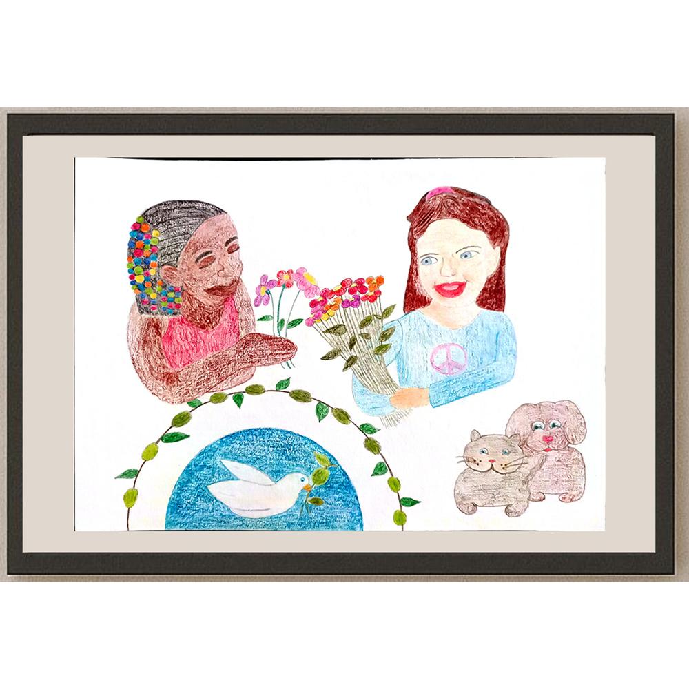 Burcu Mit 29x21cm Orijinal Karikatür BOD00837