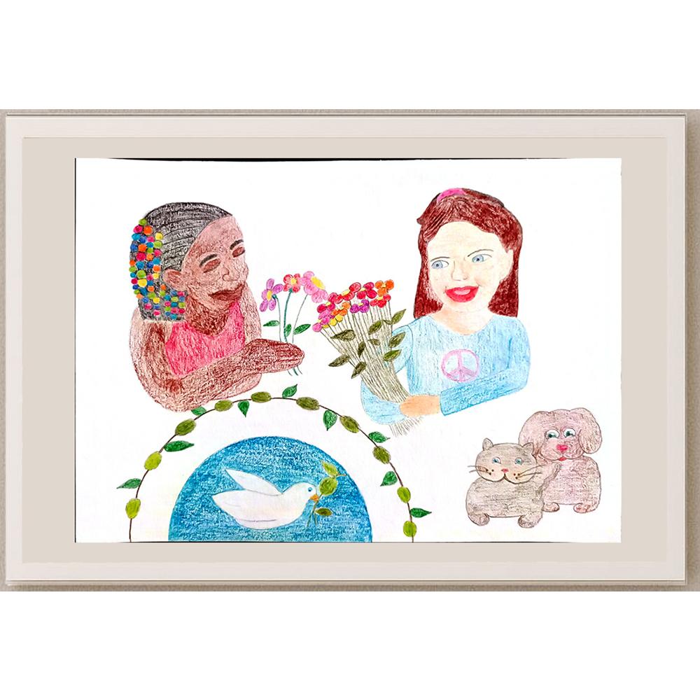Burcu Mit 29x21cm Orijinal Karikatür BOD00837