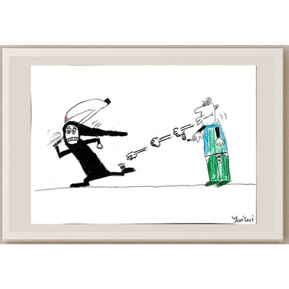 Yomi Levi 43x30cm Orijinal Karikatür BOD00841