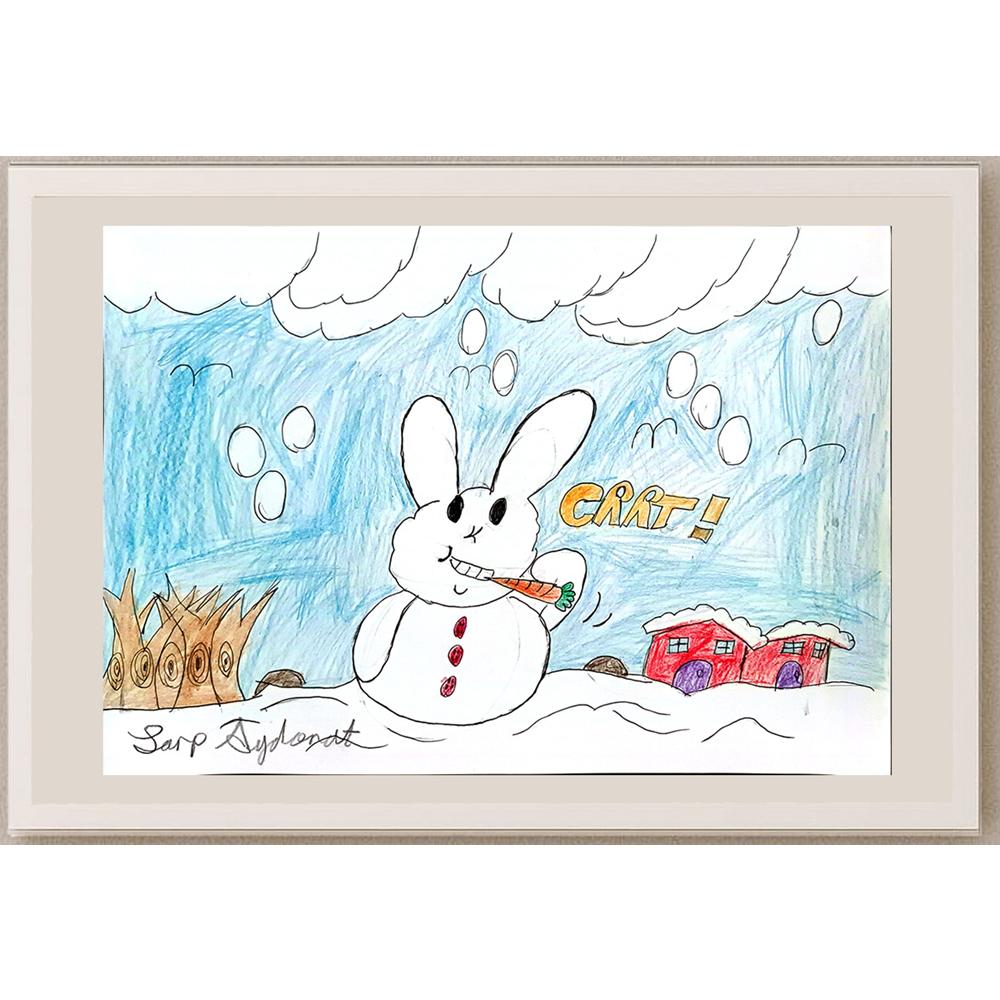 Sarp Aydonat 43x30cm Orijinal Karikatür BOD00842
