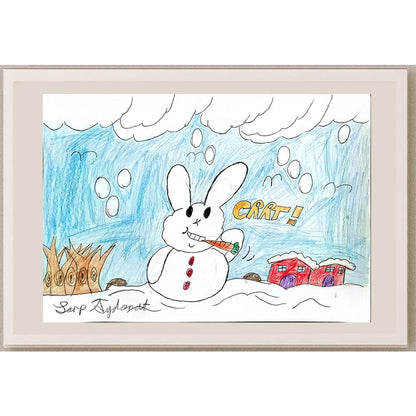 Sarp Aydonat 43x30cm Orijinal Karikatür BOD00842