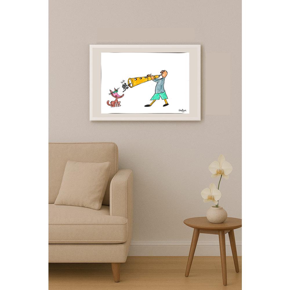 Umutcan Semizoğlu 43x30cm Orijinal Karikatür BOD00846