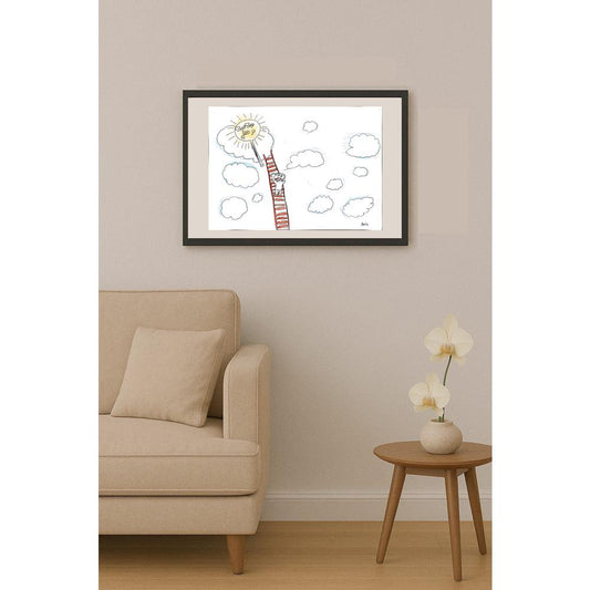 Derin Eğrikavuk 43x30cm Orijinal Karikatür BOD00847