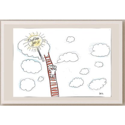 Derin Eğrikavuk 43x30cm Orijinal Karikatür BOD00847