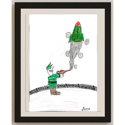 Kerem Övet 43x30cm Orijinal Karikatür BOD00848