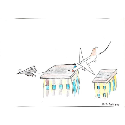 Bartu Ayata 43x30cm Orijinal Karikatür BOD00849