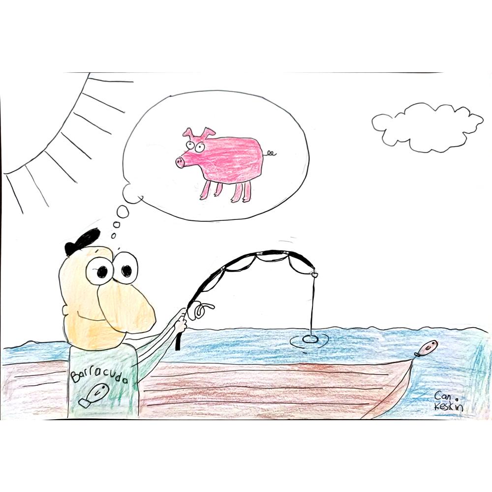 Can Keskin 43x30cm Orijinal Karikatür BOD00850