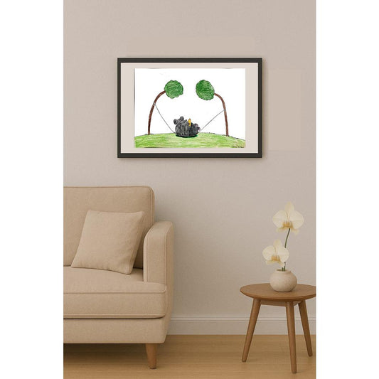 Deniz AliÜnal 43x30cm Orijinal Karikatür BOD00857