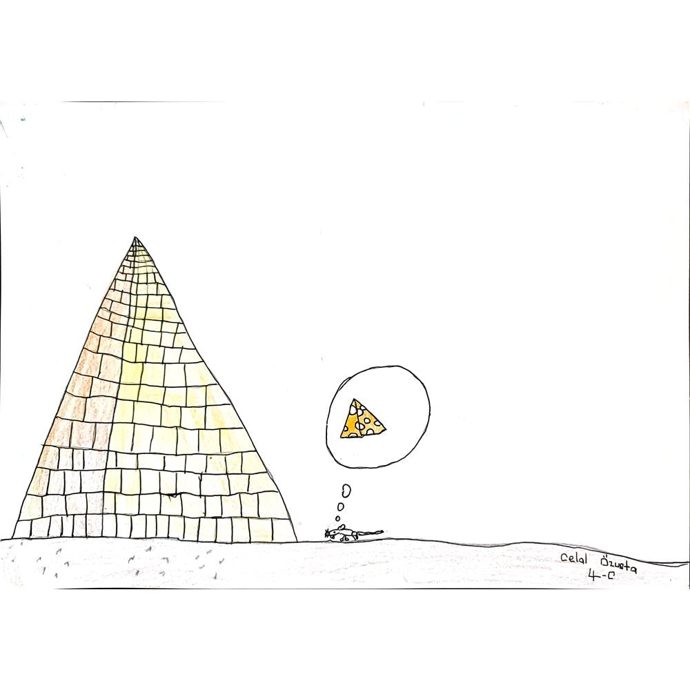 Celal Özusta 43x30cm Orijinal Karikatür BOD00858