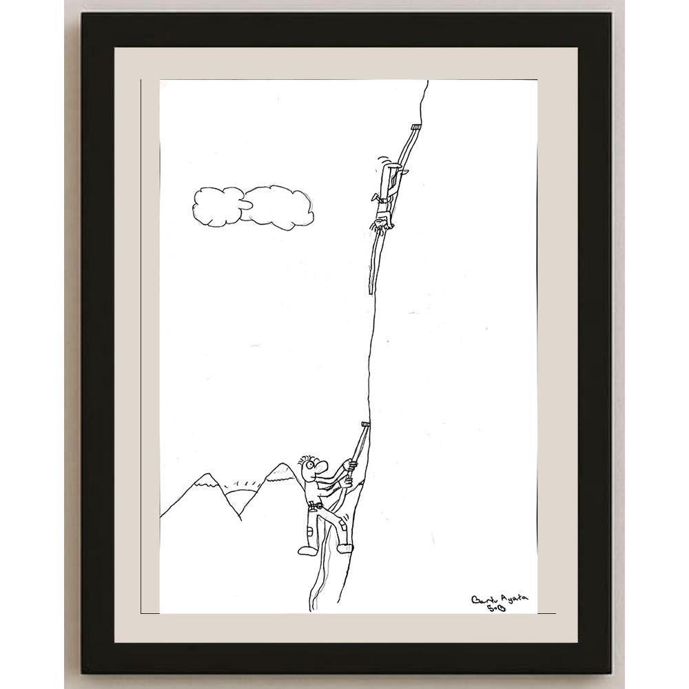 Bartu Ayata 43x30cm Orijinal Karikatür BOD00863