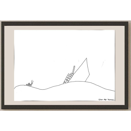 Sinan Ege Koramaz 43x30cm Orijinal Karikatür BOD00864