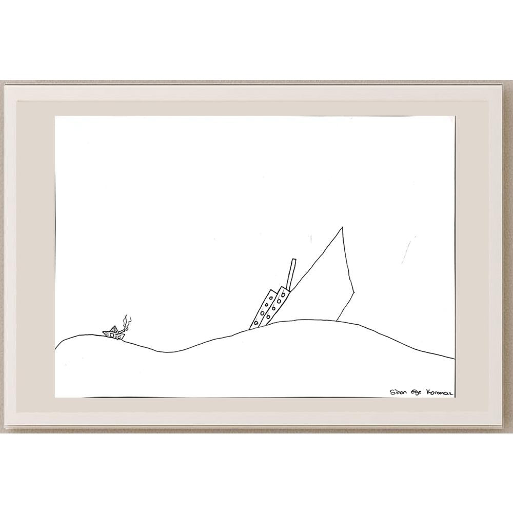 Sinan Ege Koramaz 43x30cm Orijinal Karikatür BOD00864