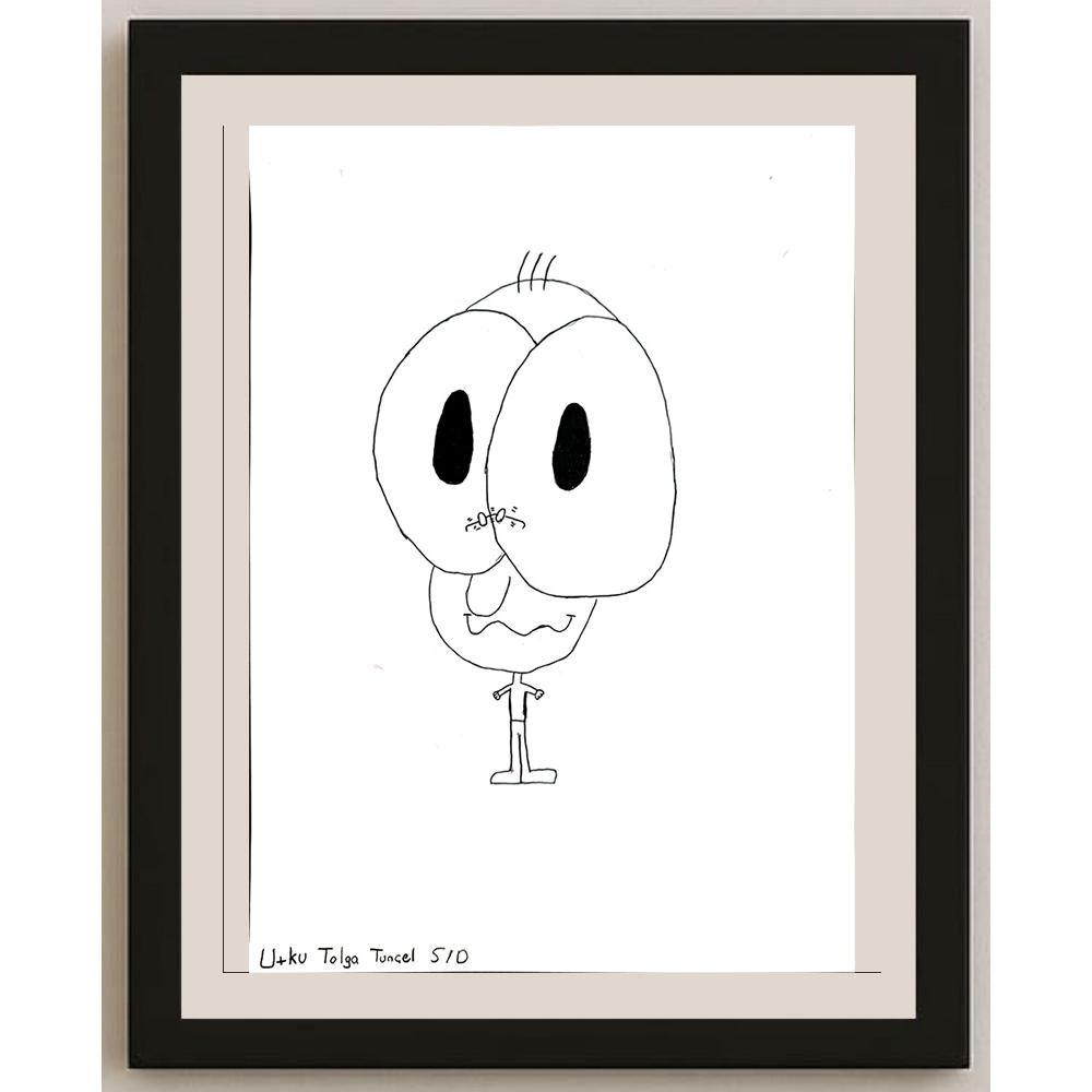 Utku Tolga Tansel 43x30cm Orijinal Karikatür BOD00869