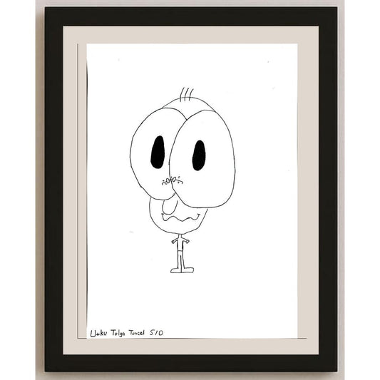 Utku Tolga Tansel 43x30cm Orijinal Karikatür BOD00869