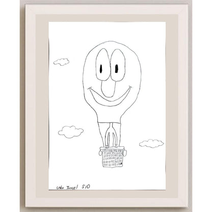 Utku Tolga Tansel 43x30cm Orijinal Karikatür BOD00871