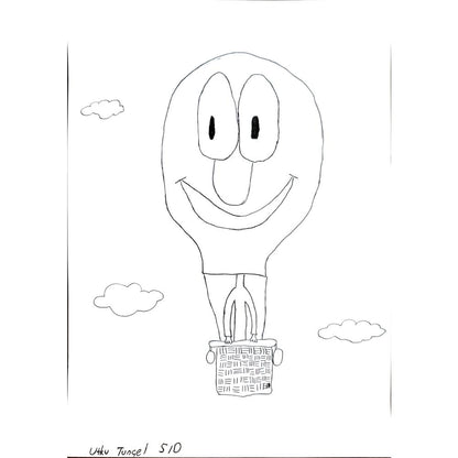 Utku Tolga Tansel 43x30cm Orijinal Karikatür BOD00871