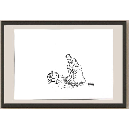 Hakan 43x30cm Orijinal Karikatür BOD00874