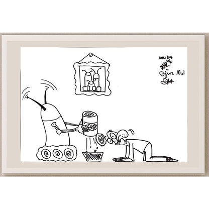 Deniz Koç 43x30cm Orijinal Karikatür BOD00877