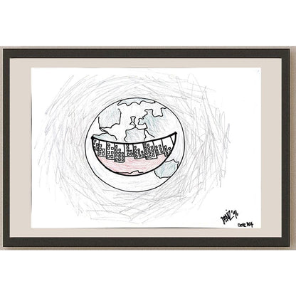 Deniz Koç 43x30cm Orijinal Karikatür BOD00878