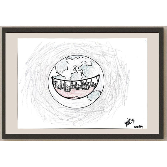Deniz Koç 43x30cm Orijinal Karikatür BOD00878