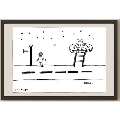 Gökhan Özyeğin 43x30cm Orijinal Karikatür BOD00883
