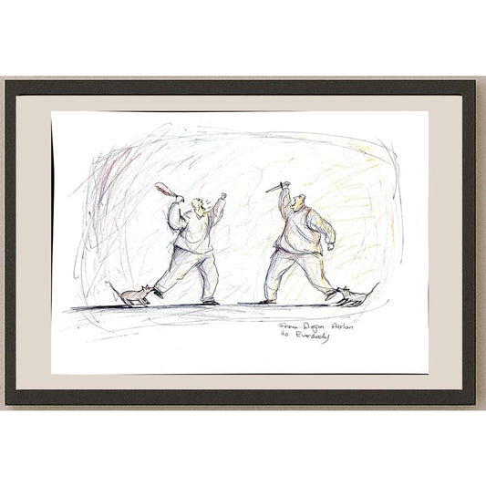 Doğan Arslan 43x30cm Orijinal Karikatür BOD00884