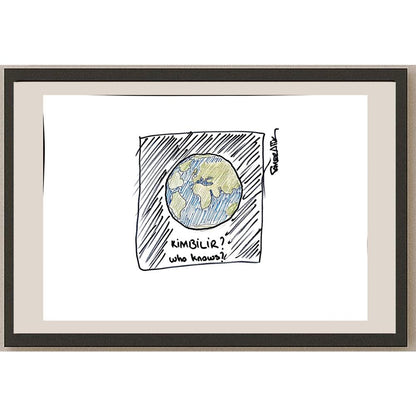 Tamer Atik 43x30cm Orijinal Karikatür BOD00887