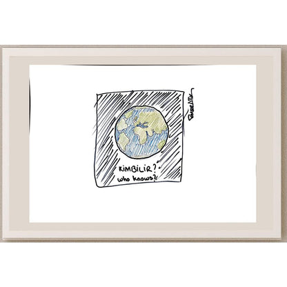 Tamer Atik 43x30cm Orijinal Karikatür BOD00887