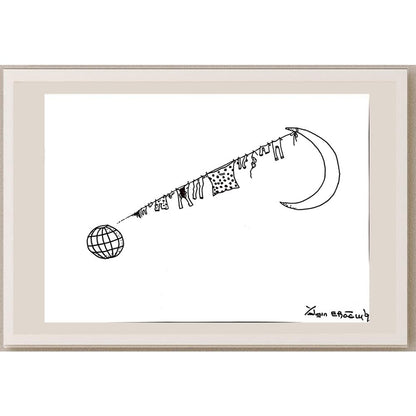 Yalçın Eroğlu 43x30cm Orijinal Karikatür BOD00888